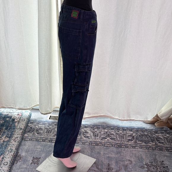 Empyre Dark Blue Women's Cargo/Skater Jeans - Picture 4 of 7